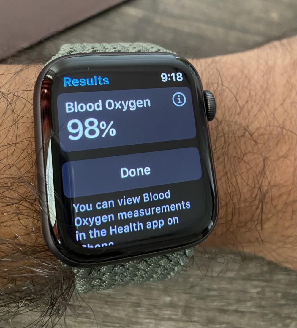 The Weekend Leader - Apple Watch Series 6 oximeter 'reliable' for lung disease patients: Study